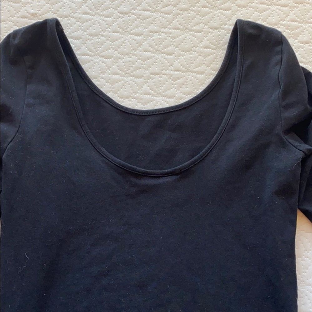 BP juniors 3/4 sleeve tight top Sz Med - Picture 4 of 6